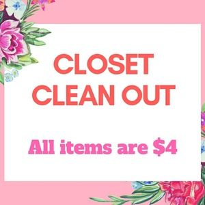 ALL items are $4 DONATING SOON IF NOT SOLD